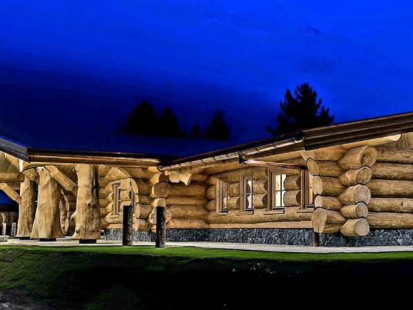 Naturstamm Blockhäuser